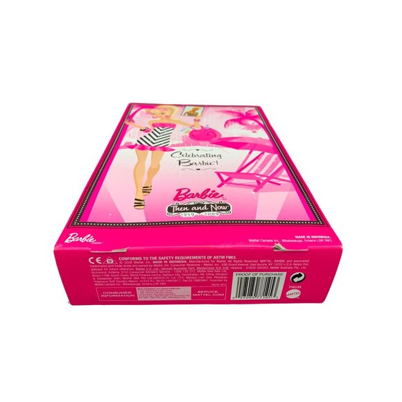 Bathing Suit Barbie Then and Now Doll 2008 Mattel P8038 Target Exclusive - Picture 8 of 12